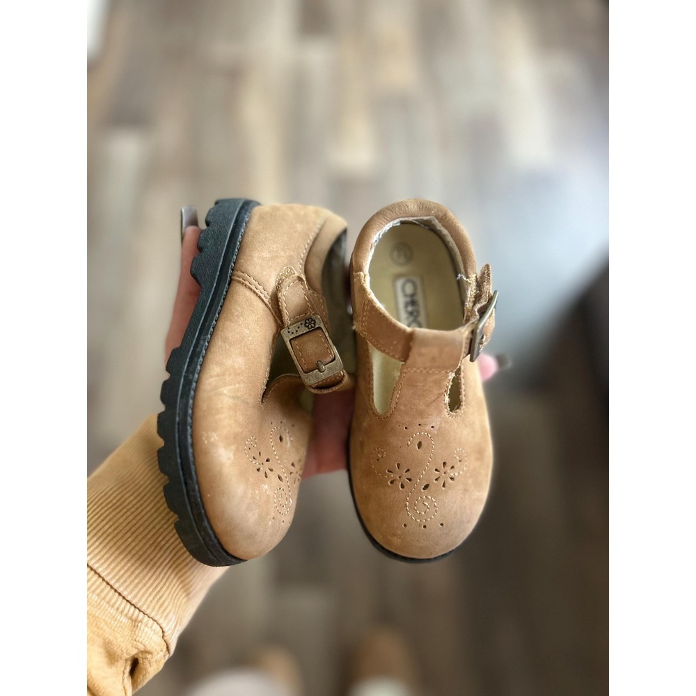 Cheerokee Brown Suede Toddler Clogs
